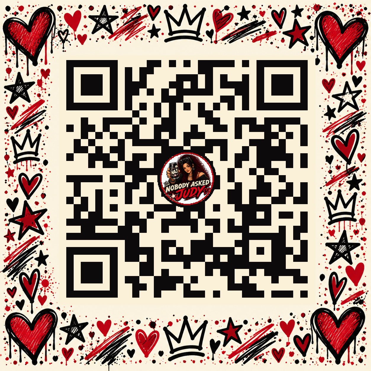 Nobody Asked Judy — Branded QR Design portfolio artwork